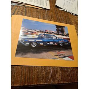 Vintage Tom & Linda Jacobson 1962 Chevrolet NHRA SOFF-SEAL Drag Photo 8x10